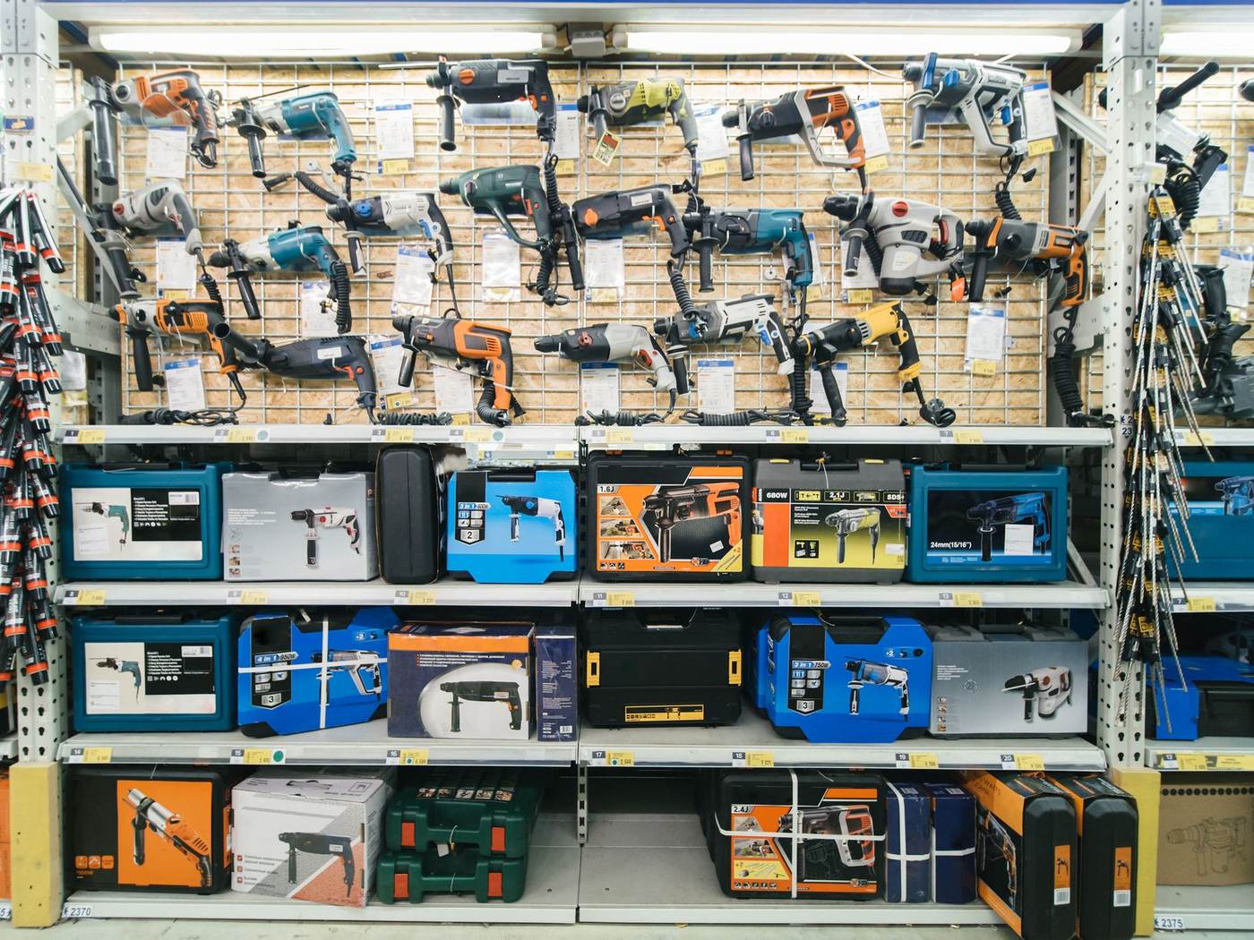 Power tools and equipment stocked at Teck Meng Construction Supply